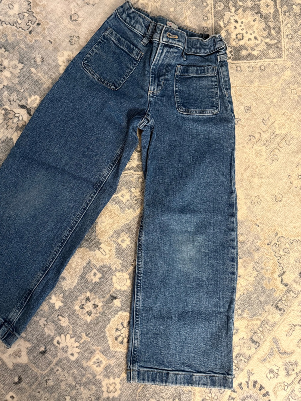 Crewcuts Relaxed wide leg Blue Denim Jeans
